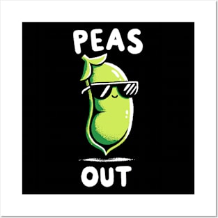 Peas out Peace out Posters and Art